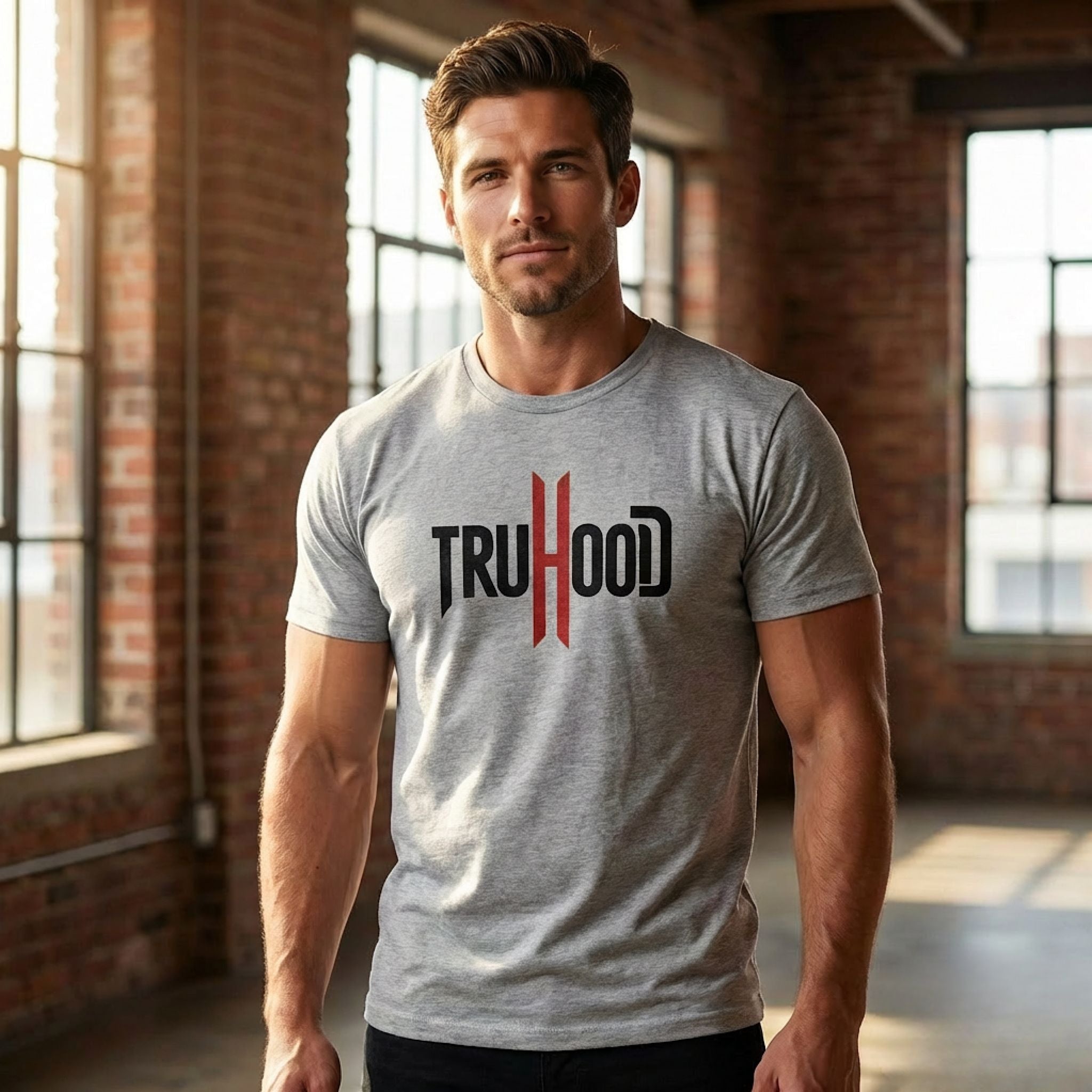 Grey & Grey Tru Man T-Shirt Pack Of 2