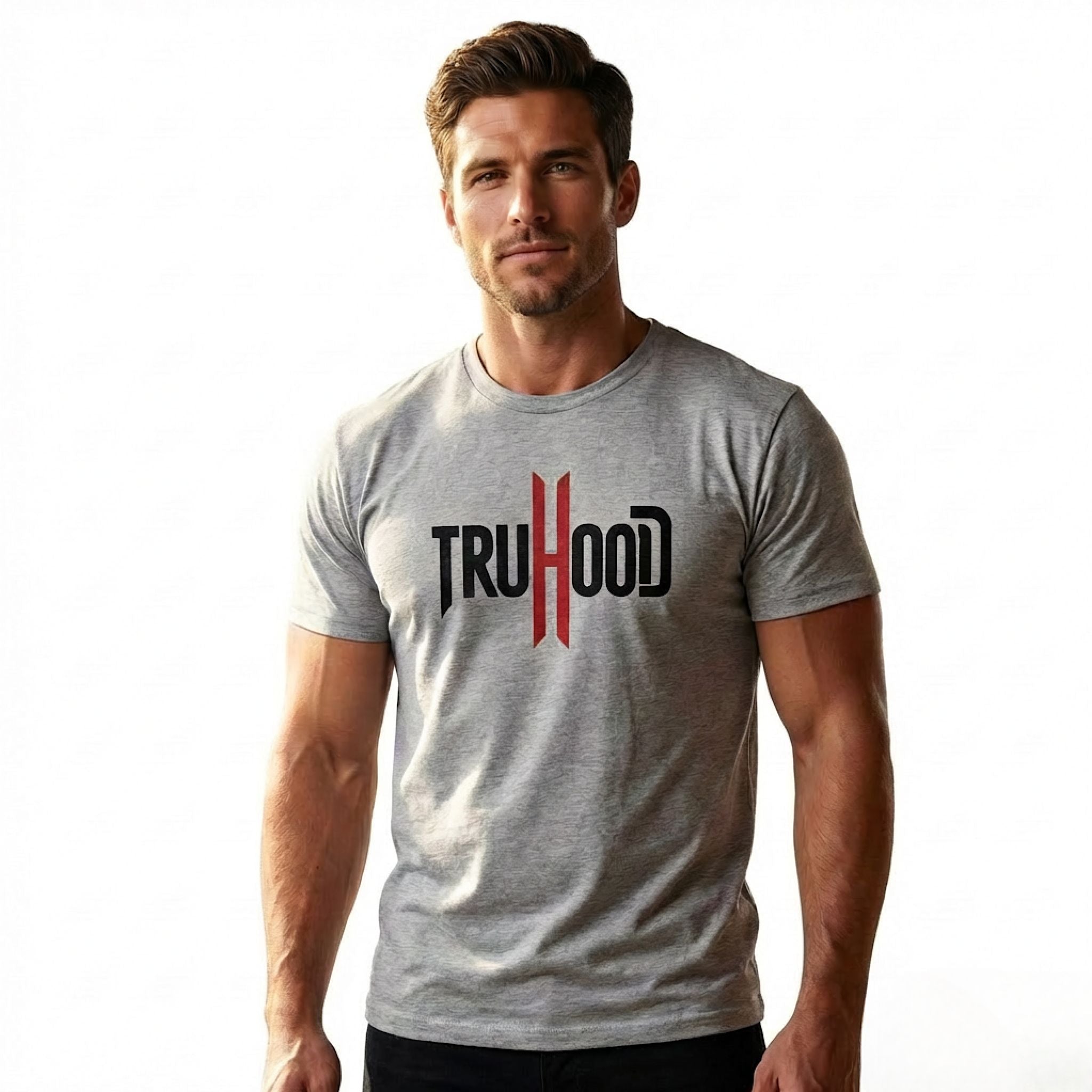 Grey & Grey Tru Man T-Shirt Pack Of 2
