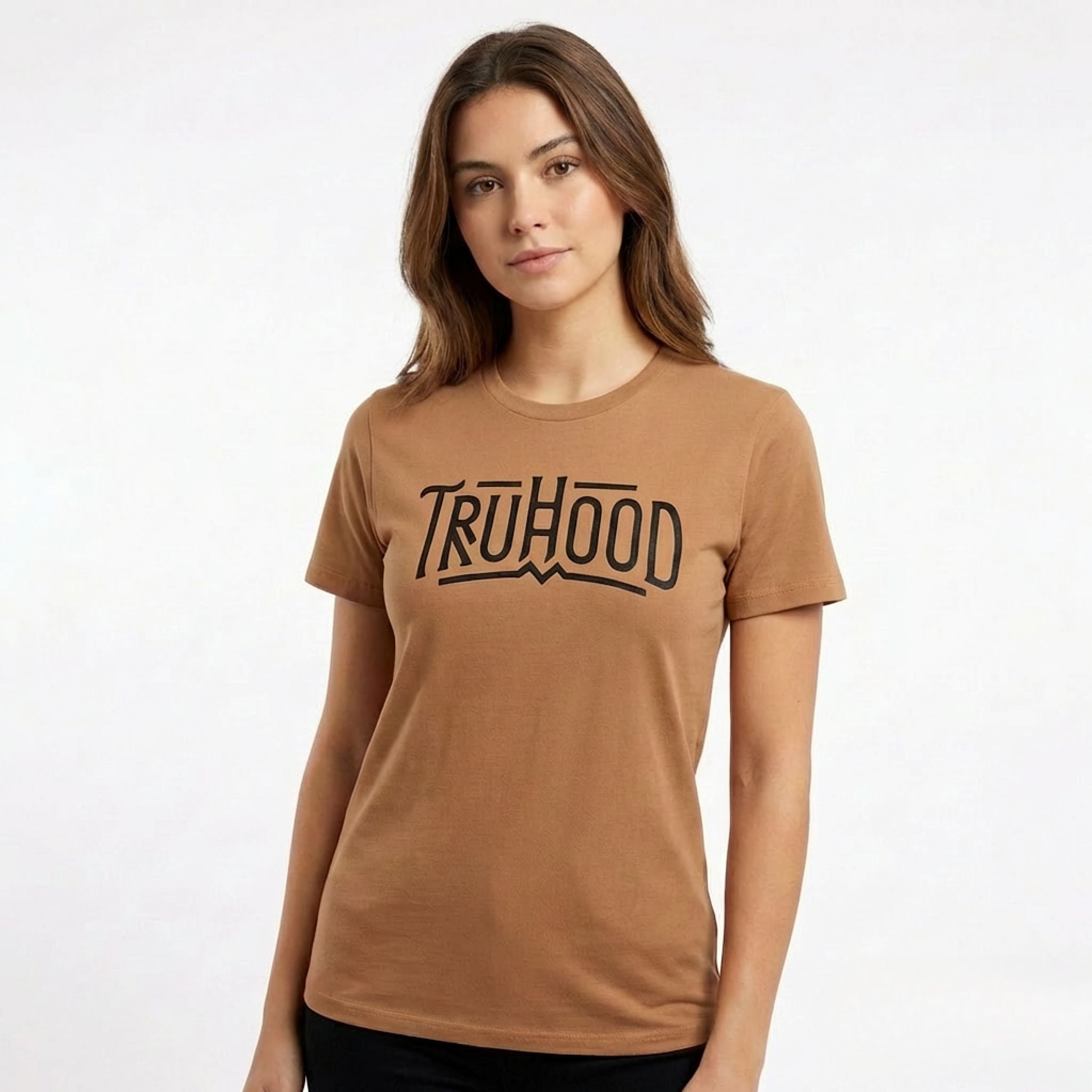 Light Brown Tru Woman T-Shirt