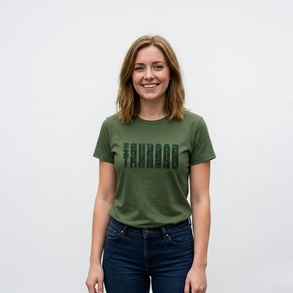 Sea Green Tru Woman T-Shirt