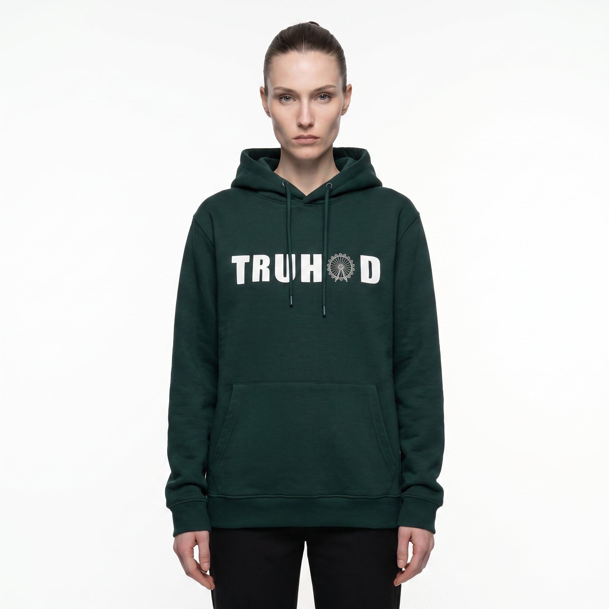 Forest Green Tru Women Hoodie