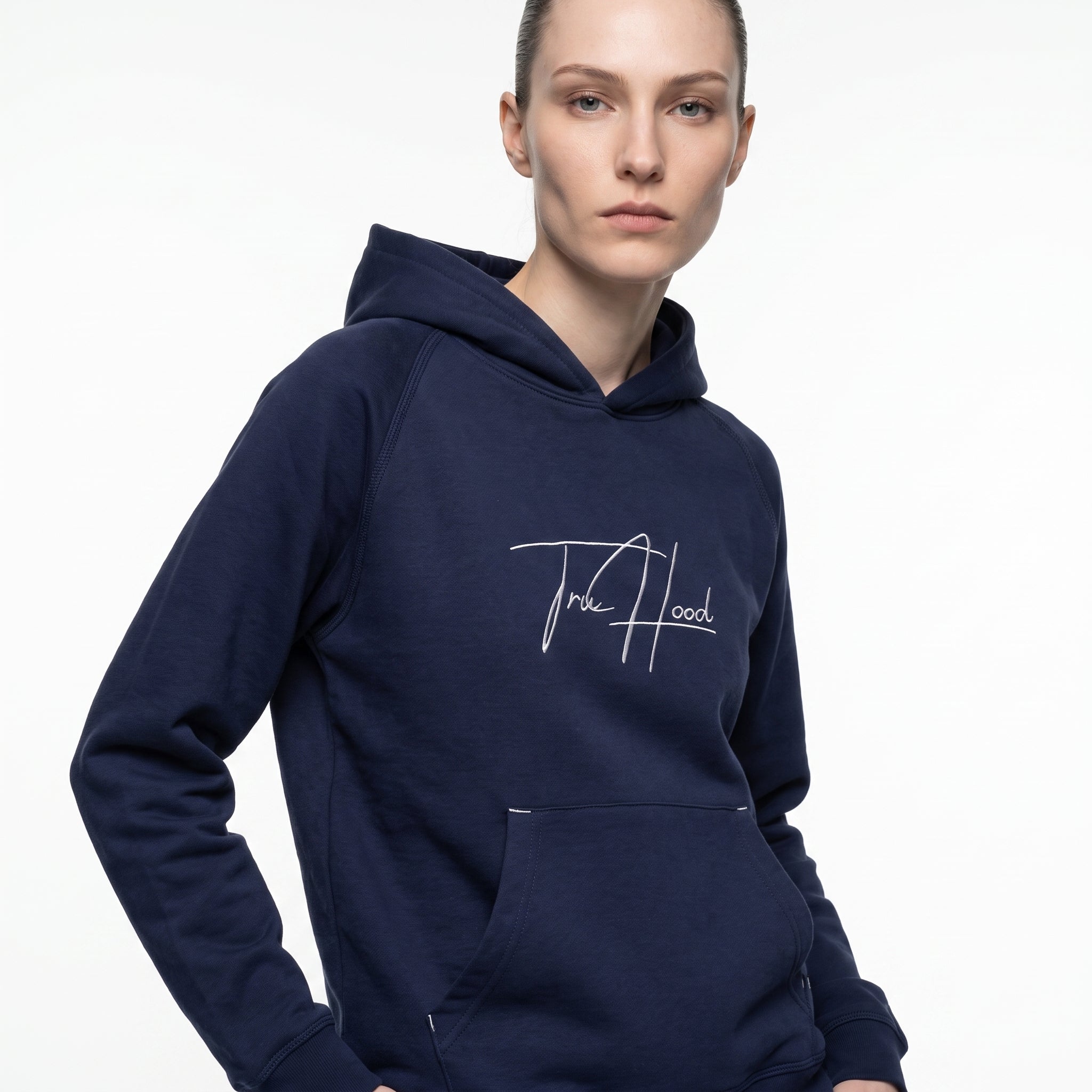 Navy Tru Women Hoodie