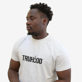 Men's Grey T-Shirt 2 - Pack | Black & Red Print Designs | Organic Cotton Comfort