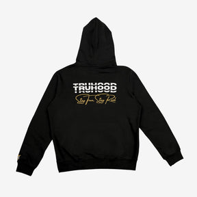 Premium Black Hoodie: Embroidered OG Design with Screen Print | Men's Streetwear