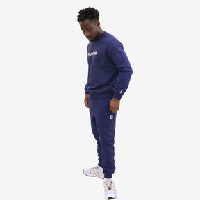 Premium Men's & Boys' Navy Sweatshirt Tracksuit Set | Navy Blue Options | OG High Density Print