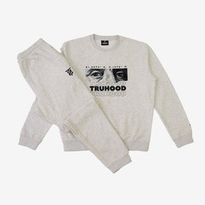 Premium Men's Grey/White Sweatshirt Tracksuit Set | Light & Dark Options | OG High Density Print