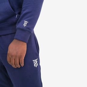 Premium Men's Navy Blue Hoodie & Tracksuit Set | Dark Blue & Royal Blue Options | OG Embroidery