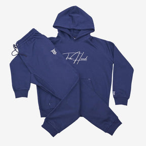 Premium Men's Navy Blue Hoodie & Tracksuit Set | Dark Blue & Royal Blue Options | OG Embroidery