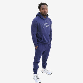 Premium Men's Navy Blue Hoodie & Tracksuit Set | Dark Blue & Royal Blue Options | OG Embroidery